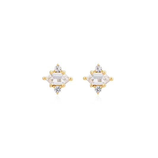 Addison Sapphire and Topaz Earrings
