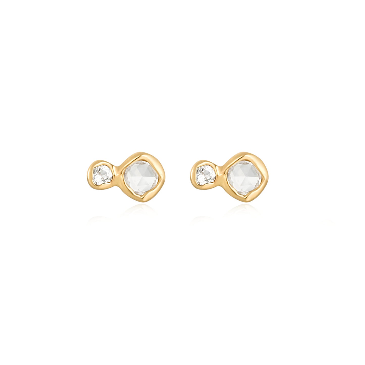 Marie White Sapphire and Topaz Earrings