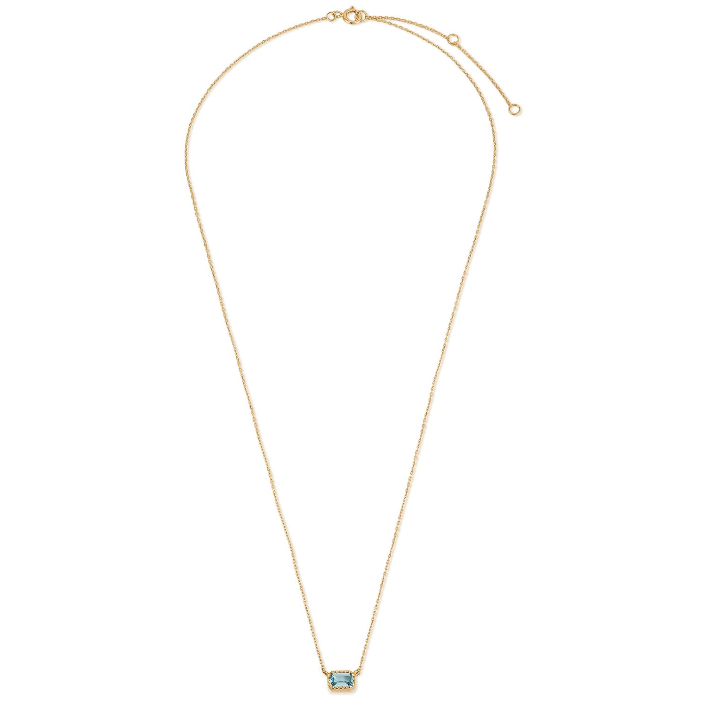 Candy Bar Topaz Necklace