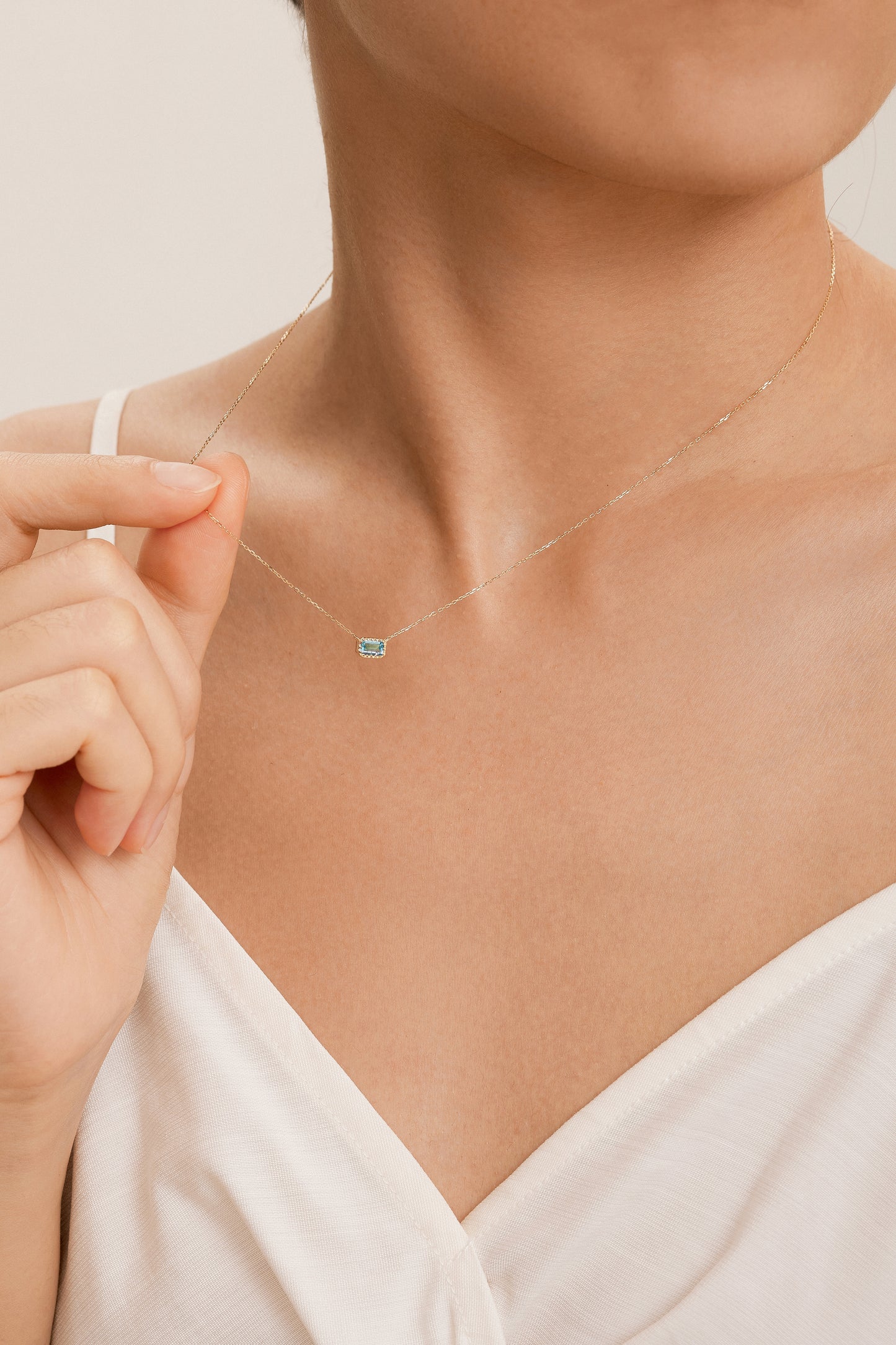 Candy Bar Topaz Necklace